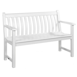 Alexander Rose New England White Painted Broadfield Bench 4ft - thumbnail 2