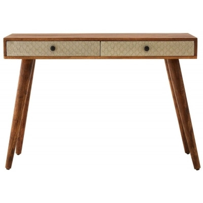 Enlow Natural Mango Wood Console Table - image 1
