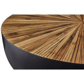 Brewster Natural Hevea Large Round Coffee Table - thumbnail 3