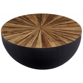 Brewster Natural Hevea Large Round Coffee Table - thumbnail 1