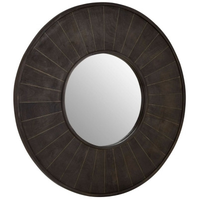 Trinity Grey Mango Wood Wall Mirror - image 1