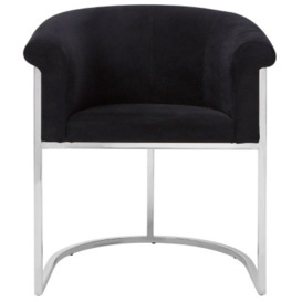 Emporia Black Velvet Luxe Dining Chair - thumbnail 1