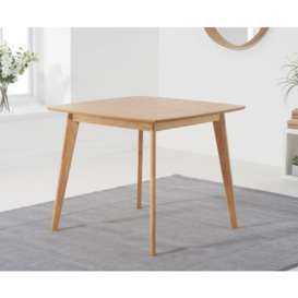 Maisie Oak 90cm Square Dining Table - thumbnail 3
