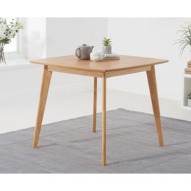 Maisie Oak 90cm Square Dining Table - thumbnail 5