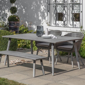 Granby Grey Washed Outdoor Dining Table - thumbnail 2