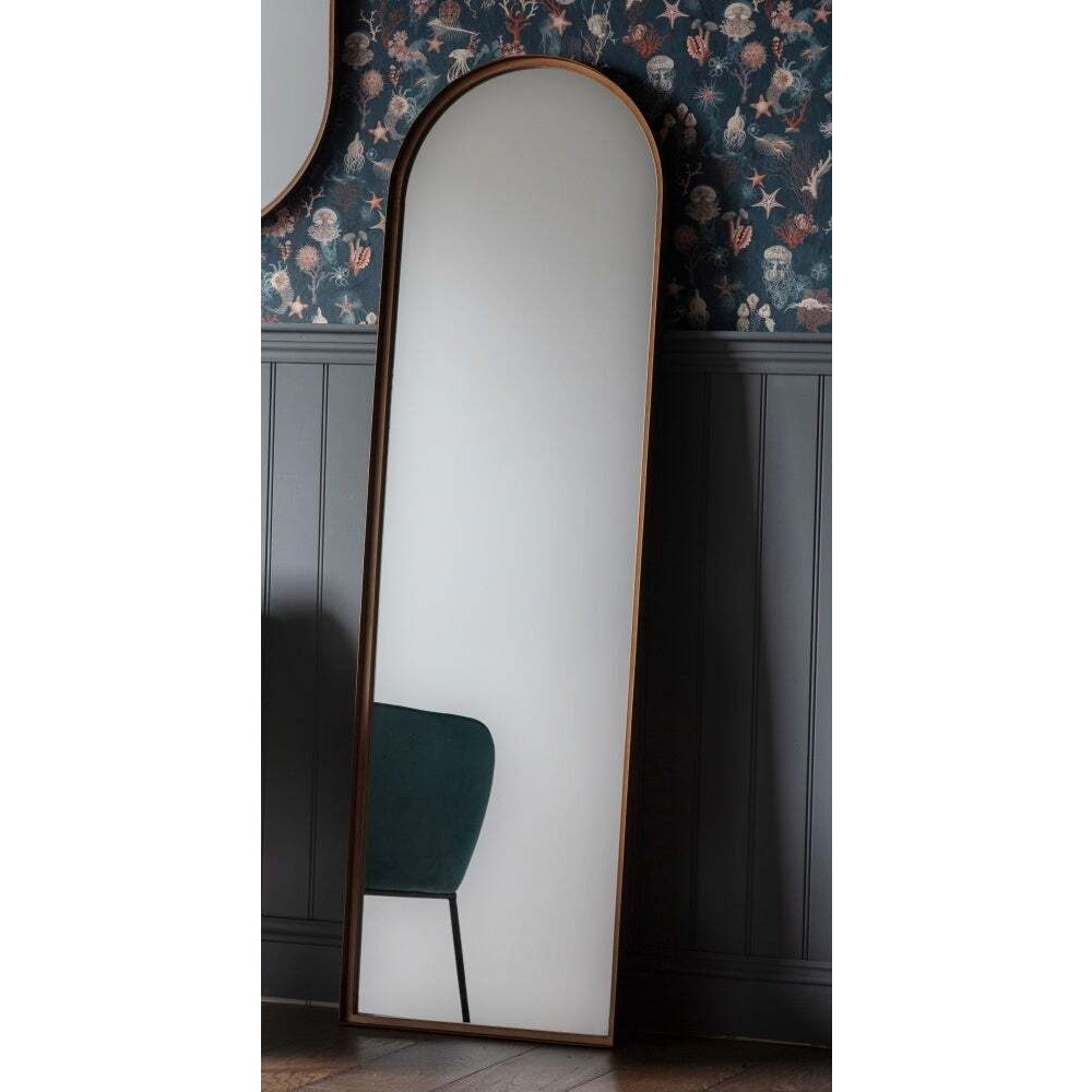 Adriana Bronze Arch Leaner Mirror - image 1