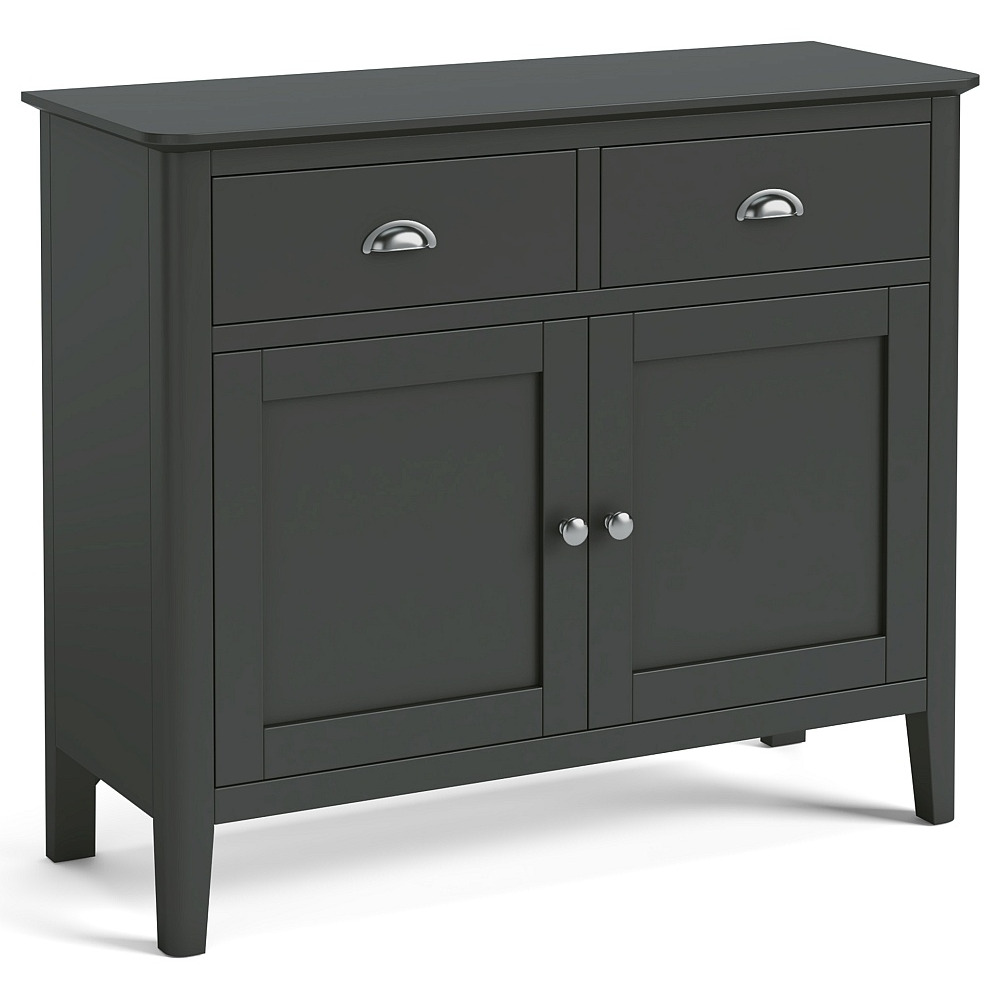 Arundel Charcoal Black Small Sideboard with 2 Doors & 2 Drawers