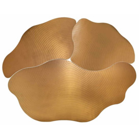 Tree Brushed Gold Coffee Table (Set of 3) - thumbnail 2