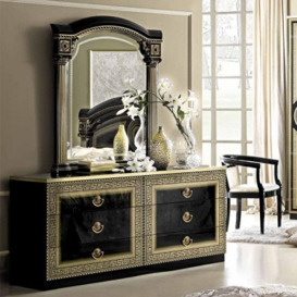 Camel Aida Black and Gold Italian Double Dresser