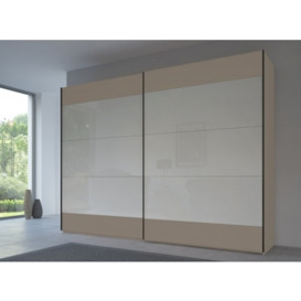 20UP Front 6A Sliding Wardrobe with Glossy Glass Front