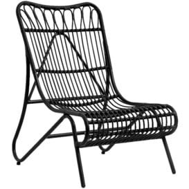 NORDAL Hazel Black Garden Lounge Chair - thumbnail 2