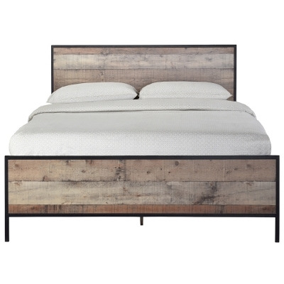 Hoxton Industrial Chic 4ft 6in Double Bed - image 1