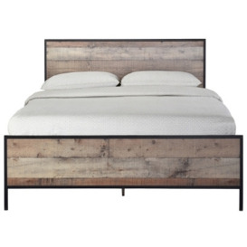 Hoxton Industrial Chic 4ft 6in Double Bed - thumbnail 1