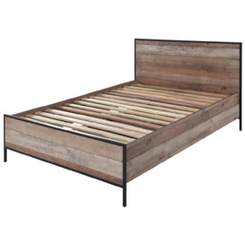 Hoxton Industrial Chic 4ft 6in Double Bed - thumbnail 2