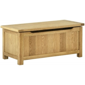 Portland Blanket Box - Comes in Oak, Stone Painted & Ivory White Painted