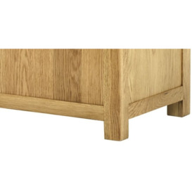 Portland Blanket Box - Comes in Oak, Stone Painted & Ivory White Painted - thumbnail 3