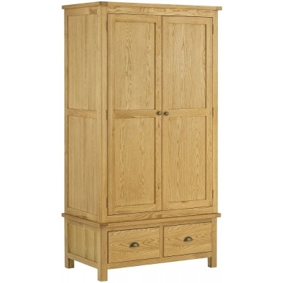 Portland Gents Wardrobe - Comes in Oak, Stone Painted & Ivory White Painted - image 1