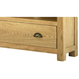Portland Corner TV Cabinet - Comes in Oak, Stone Painted & Ivory White Painted - thumbnail 3
