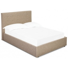 Lucca Soft Beige Upholstered Bed