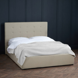 Lucca Plus Soft Beige Upholstered Bed - thumbnail 3