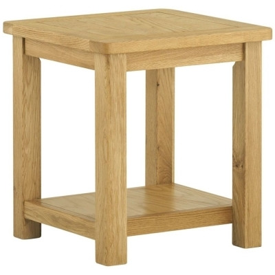 Portland Lamp Table - Comes in Oak, Stone Painted & Ivory White Painted - image 1