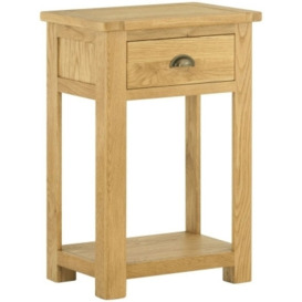 Portland Console Table - Comes in Oak, Stone Painted & Ivory White Painted - thumbnail 1