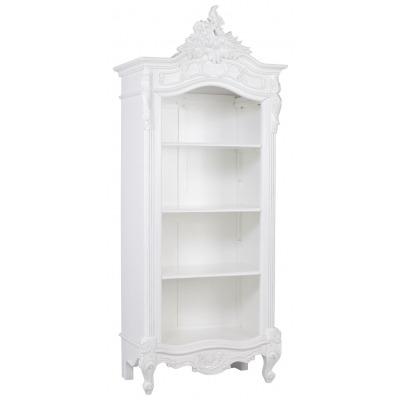 French White Carved Bookcase - image 1