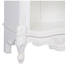 French White Carved Bookcase - thumbnail 2