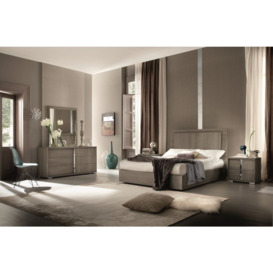 Tivoli Grey Wooden Storage 5ft King Size Bed with LED Light - thumbnail 3