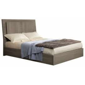 Tivoli Grey Wooden Storage 5ft King Size Bed with LED Light
