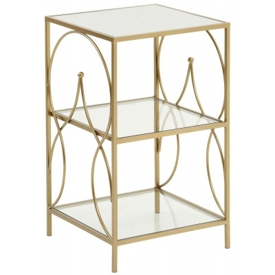 Mindy Brownes Maci Antique Gold Side Table - image 1