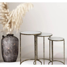 Mindy Brownes Champagne Gold Nest of 3 Tables - thumbnail 3