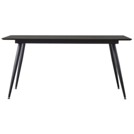 Astley Black 6 Seater Dining Table