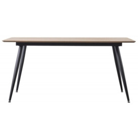 Atalissa 4 Seater Dining Table - Comes in Oak, Walnut and Black Options