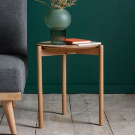 Bellmore Side Table - Comes in Oak, Walnut and Black Options - thumbnail 2
