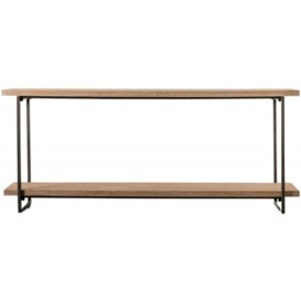 Brielle Wood and Metal Console Table - thumbnail 1