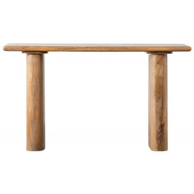 Hoffman Natural Mango Wood Console Table
