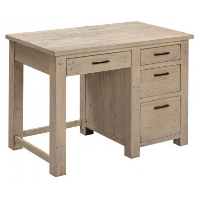 Fjord Scandinavian Style Rustic Pine Compact Writing Desk - image 1