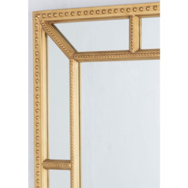 Clearance - Antique Gold Trim Wall Mirror Rectangular - 76cm x 100cm - thumbnail 2
