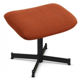 Ergo Plus Lido Orange Fabric Footstool