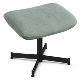 Ergo Plus Yeti FR Turquoise Fabric Footstool
