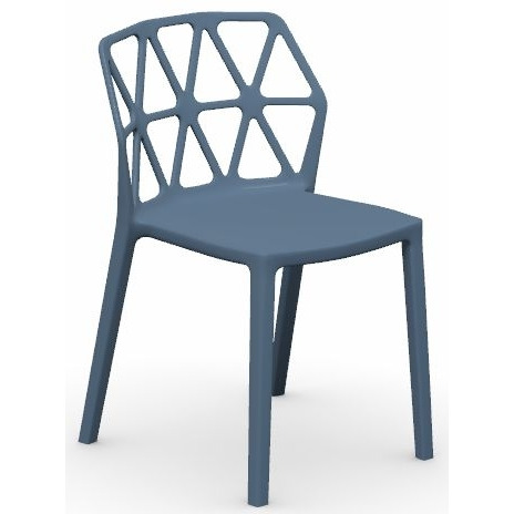 Connubia By Calligaris Alchemia Matt Sky Blue Dining Chair (Sold