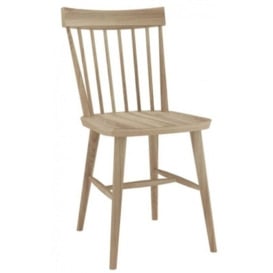 Bergen Scandinavian Oak Dining Chair (Sold in Pairs) - thumbnail 1
