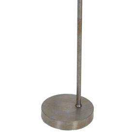 Clearance - Kane Vintage Silver and Shiny White Floor Lamp - FS291 - thumbnail 3