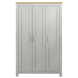 Birlea Highgate Grey Painted 3 Door Wardrobe - thumbnail 2