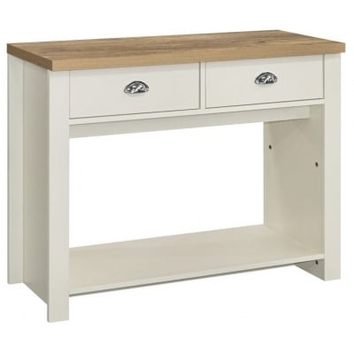Birlea Highgate Painted 2 Drawer Console Table - image 1