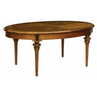 Clearance - Frank Hudson Spire Oval Coffee Table - Walnut - B150