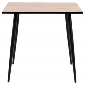 Welby 2 Seater Square Dining Table - 80cm - thumbnail 1