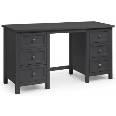 Maine Anthracite Lacquered Pine Dressing Table - image 1