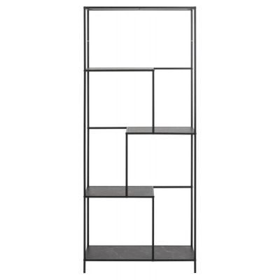 Iselin Black Open Tall Bookcase - image 1